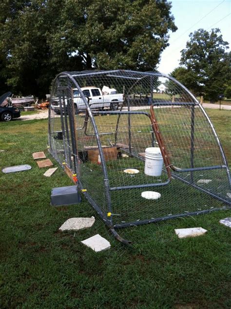 trampoline chicken tractor|turn trampoline into chicken co-op.